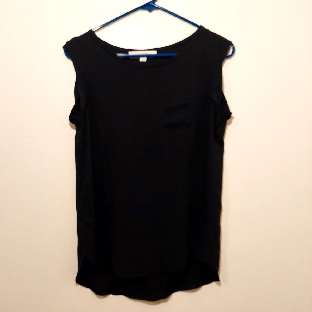 Ann Taylor LOFT Sheer Sleeveless Blouse